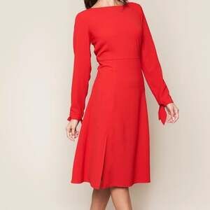 NWT Sugarlips Vibrant Red Long sleeve dress size S #0026